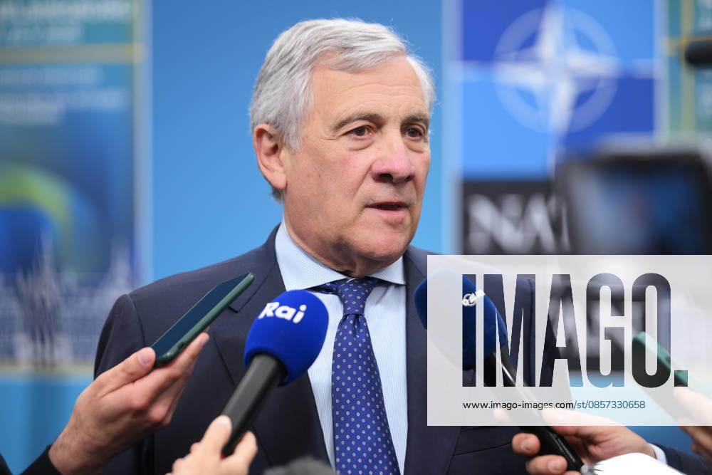 Italian Foreign Minister Antonio Tajani HELSINGBORG, SWEDEN - MAY 22: Italian Foreign Minister Antonio Tajani speaks to press after the NATO Foreign Ministers Meeting in Helsingborg, Sweden on May 22, 2026. Dursun Aydemir Anadolu Helsingborg Sweden. Editorial use only. Please get in touch for any other usage.