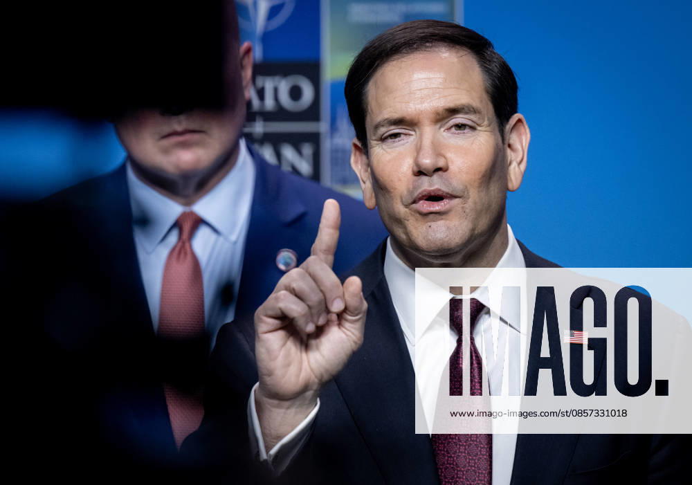 US Secretary of State Marco Rubio meets the press after the NATO Foreign Ministers meeting on Friday at Sea U in Helsingborg, Sweden on may 22, 2026 HELSINGBORG SWEDEN