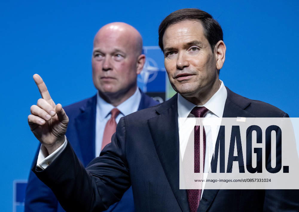 US Secretary of State Marco Rubio meets the press after the NATO Foreign Ministers meeting on Friday at Sea U in Helsingborg, Sweden on may 22, 2026 HELSINGBORG SWEDEN