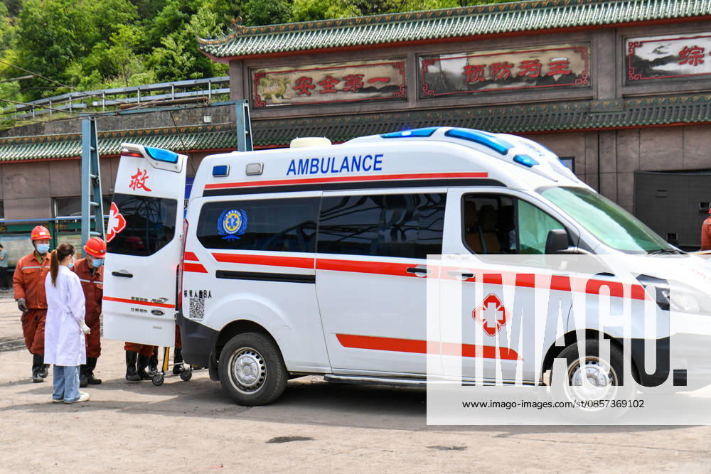 (260523) -- CHANGZHI, May 23, 2026 -- This photo taken on May 23, 2026 shows a scene at the rescue site of the Liushenyu coal mine in Qinyuan County of Changzhi City, north China s Shanxi Province. The coal mine accident in north China s Shanxi Province has left 82 dead, with nine others still trapped, according to Xinhua reporters at the site. The gas explosion occurred on Friday at the Liushenyu coal mine in Qinyuan County. Rescue efforts are ongoing. ) (SpotNews) CHINA-SHANXI-COAL MINE-ACCIDENT (CN) CaoxYang