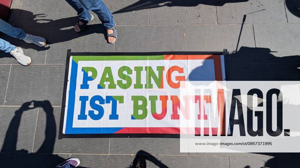 Under the banner of Pasing ist Bunt (Pasing is Diverse), the residents of the Pasing district of Munich, Germany assembled an emergency protest against the extreme-right AfD party who held an event across the street. Munich Germany - ZUMAb160 20260523_abp_b160_010