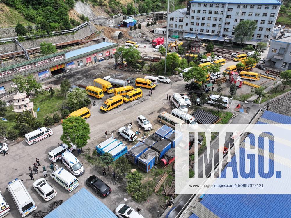 (260523) -- QINYUAN, May 23, 2026 -- An aerial drone photo taken on May 23, 2026 shows a scene at the rescue site of the Liushenyu coal mine in Qinyuan County, north China s Shanxi Province. The coal mine accident in north China s Shanxi Province has left 82 people dead, with nine others still unaccounted for, according to the county s emergency management bureau. The gas explosion occurred on Friday at the Liushenyu coal mine in Qinyuan County. The province has sent 755 people including rescuers and medical personnel to the site. Rescue efforts are ongoing. (Photo by Xinhua) (SpotNews) CHINA-SHANXI-COAL MINE-ACCIDENT (CN) BaixZhibin