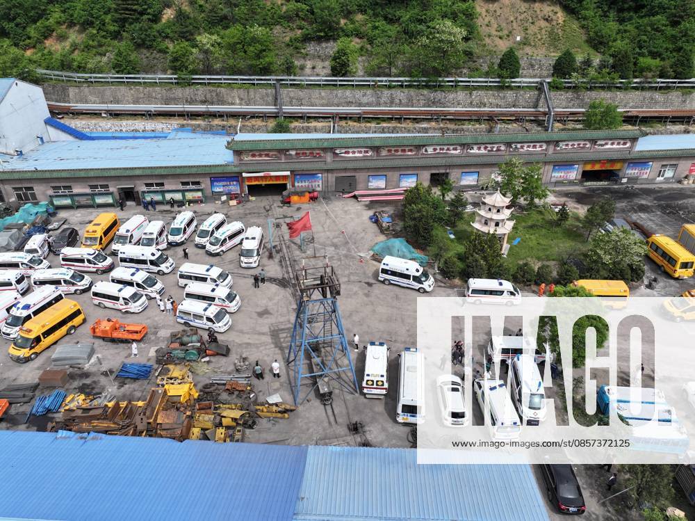 (260523) -- QINYUAN, May 23, 2026 -- An aerial drone photo taken on May 23, 2026 shows a scene at the rescue site of the Liushenyu coal mine in Qinyuan County, north China s Shanxi Province. The coal mine accident in north China s Shanxi Province has left 82 people dead, with nine others still unaccounted for, according to the county s emergency management bureau. The gas explosion occurred on Friday at the Liushenyu coal mine in Qinyuan County. The province has sent 755 people including rescuers and medical personnel to the site. Rescue efforts are ongoing. (Photo by Xinhua) (SpotNews) CHINA-SHANXI-COAL MINE-ACCIDENT (CN) BaixZhibin
