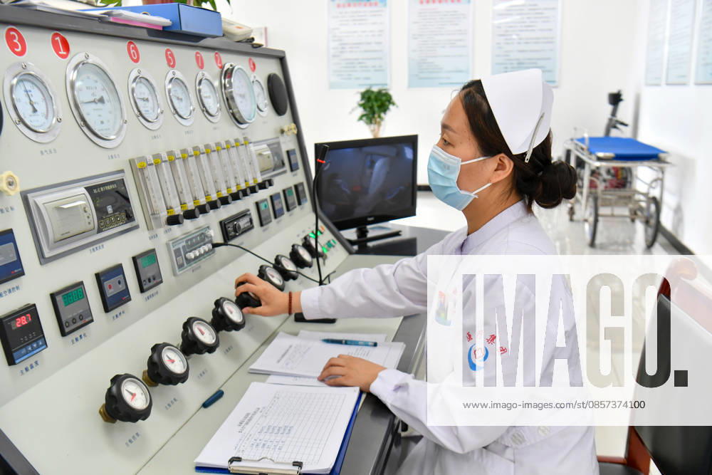 (260523) -- QINYUAN, May 23, 2026 -- A nurse monitors the injured workers receiving oxygen therapy at a hospital in Qinyuan County, north China s Shanxi Province, May 23, 2026. The coal mine accident in north China s Shanxi Province has left 82 people dead, with nine others still unaccounted for, according to the county s emergency management bureau. The gas explosion occurred on Friday at the Liushenyu coal mine in Qinyuan County. The province has sent 755 people including rescuers and medical personnel to the site. Rescue efforts are ongoing. A total of 123 people have been sent to hospitals for treatment, including two in critical condition and two in serious condition, while 33 others have returned home. ) (SpotNews) CHINA-SHANXI