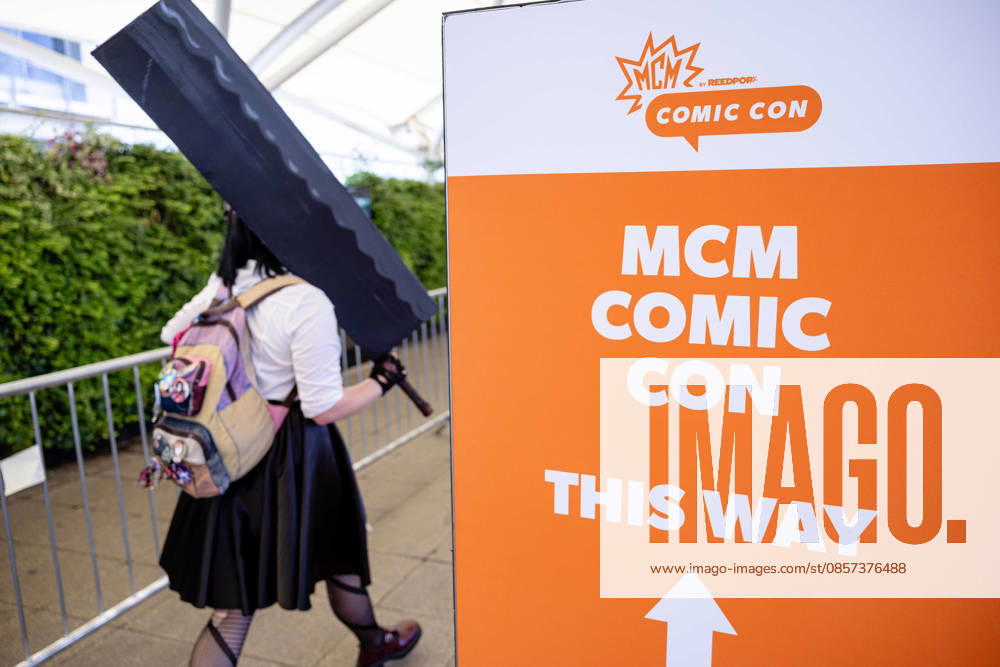 MCM Comic Con at ExCeL London, London, UK 23 May 2026 People arriving at MCM Comic Con at ExCeL London, London, UK, on 23 May 2026. The event brings together fans of comics, gaming, anime, film and television from across the UK and beyond., Credit:Pete Speller Avalon