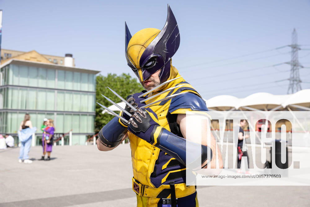 MCM Comic Con at ExCeL London, London, UK 23 May 2026 Cosplayer dressed as Wolverine takes part in MCM Comic Con at ExCeL London, London, UK, on 23 May 2026. The event brings together fans of comics, gaming, anime, film and television from across the UK and beyond., Credit:Pete Speller Avalon