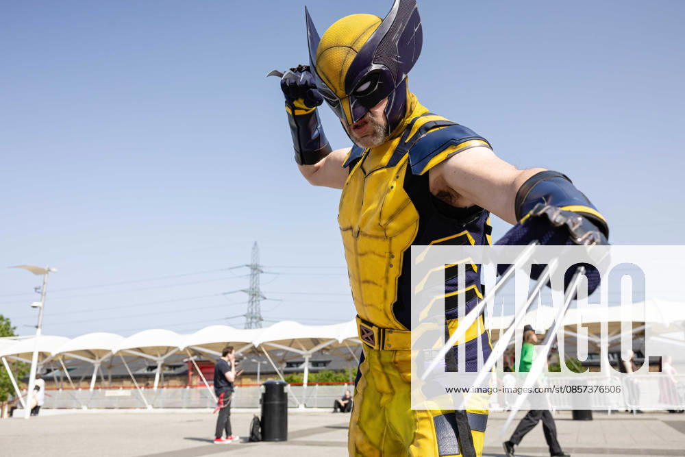MCM Comic Con at ExCeL London, London, UK 23 May 2026 Cosplayer dressed as Wolverine takes part in MCM Comic Con at ExCeL London, London, UK, on 23 May 2026. The event brings together fans of comics, gaming, anime, film and television from across the UK and beyond., Credit:Pete Speller Avalon