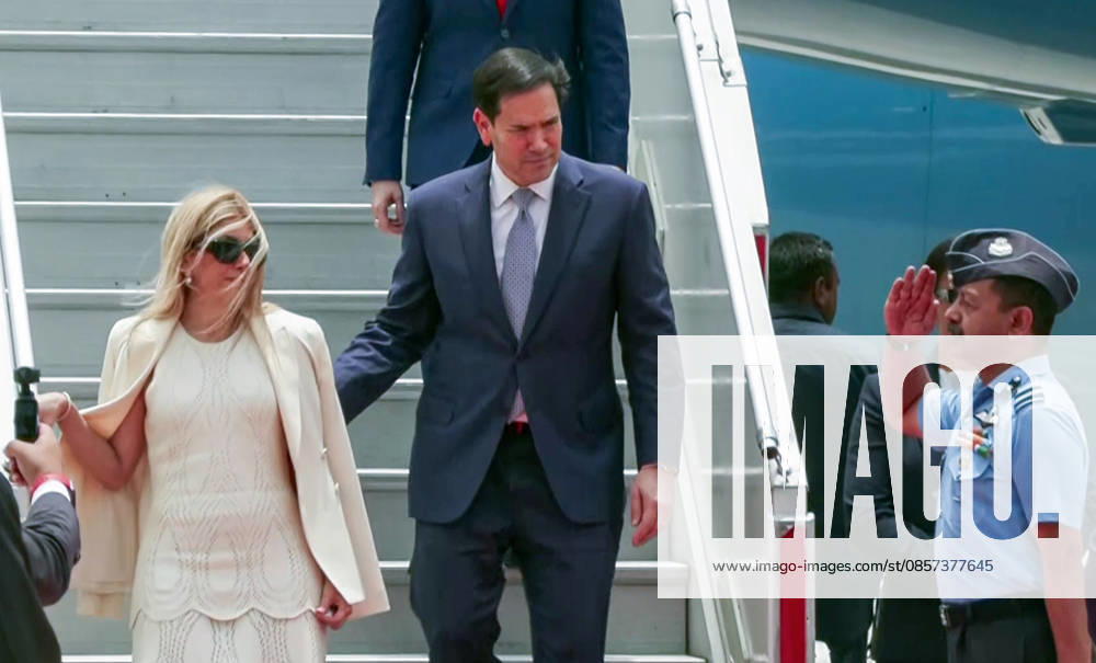 US Secretary of State Marco Rubio and his wife Jeanette D. Rubio arrive in Delhi New Delhi, May 23 (ANI): US Secretary of State Marco Rubio and his wife Jeanette D. Rubio arrive in Delhi after their visit to Kolkata, in New Delhi on Saturday. (ANI Video Grab) New Delhi Delhi India