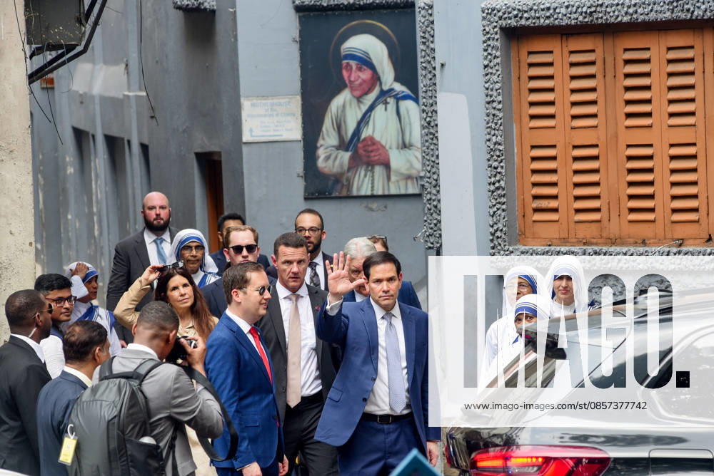 U.S. Secretary of State Marco Rubio in Kolkata during his 4-day India visit Kolkata, May 23 (ANI): U.S. Secretary of State Marco Rubio waves during his visit to the Mother House, the global headquarters of Saint Teresa s Missionaries of Charity, in Kolkata on Saturday. U.S. Ambassador to India Sergio Gor also present. NEW DELHI Delhi India