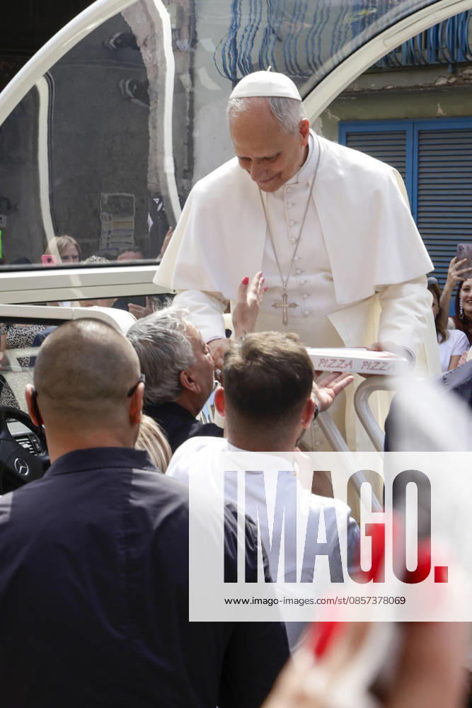 News - Visit of Pope Leo XIV to Acerra Along the streets of Acerra, near Naples, crowds of worshippers gathered to greet Pope Leo XIV as he passed through the town in the popemobile. Thousands of faithful lined the streets waving flags, applauding, and praying during the Pope s pastoral visit, transforming the town into a moment of collective celebration and devotion.A deeply symbolic event marked by strong public participation and religious fervour. Acerra May 23, 2026. Napoli Acerra Italy