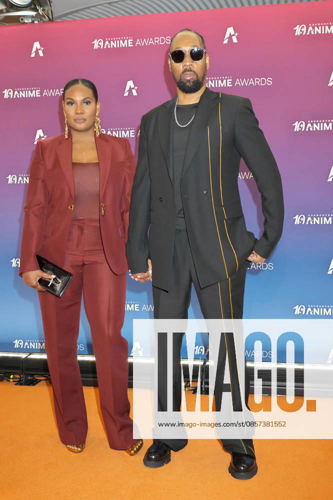 Rapper RZA(R) and his wife Talani Rabb attend the orange carpet event for the Crunchyroll Anime Awards 2026 in Tokyo, Japan on Saturday, May 23, 2026. TKP2026052309 KEIZOxMORI
