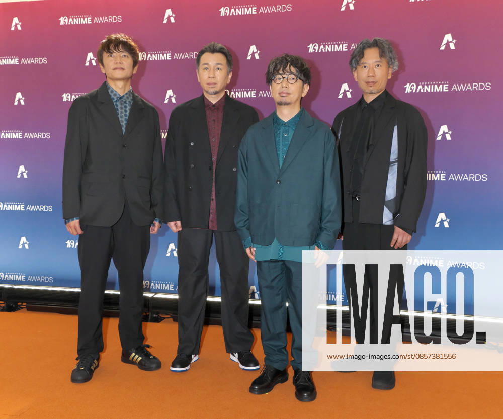 Japanese rock band Asian Kung-fu Generation attend the orange carpet event for the Crunchyroll Anime Awards 2026 in Tokyo, Japan on Saturday, May 23, 2026. TKP2026052312 KEIZOxMORI