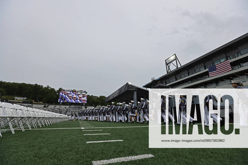 Graduating Cadets march in during the West Point Class of 2026 s commencement ceremony in Michie Stadium at the United States Military Academy in West Point, New York on Saturday, May 23, 2026. . NYP202605239011 PeterxFoley