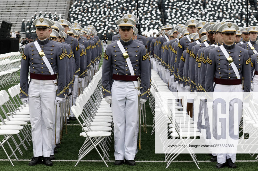 Graduating Cadets march in during the West Point Class of 2026 s commencement ceremony in Michie Stadium at the United States Military Academy in West Point, New York on Saturday, May 23, 2026. . NYP202605239012 PeterxFoley