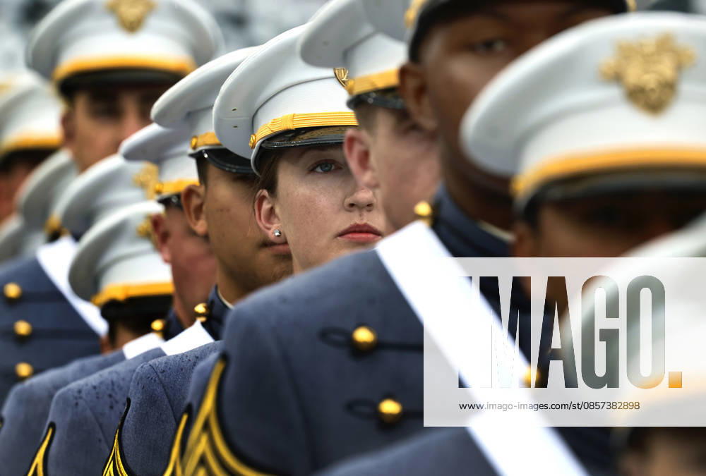 Graduating Cadets march in during the West Point Class of 2026 s commencement ceremony in Michie Stadium at the United States Military Academy in West Point, New York on Saturday, May 23, 2026. . NYP20260523902 PeterxFoley