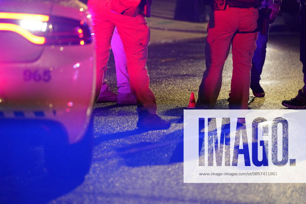 Shots Fired in Vacinity of the White House Police investigators collect evidence in the 1700 block of Pennsylvania Avenue, Northwest, which is one block west of the White House in Washington, DC, USA, following the shooting there on Saturday, May 23, 2026. Two people were shot and taken to a local hospital, one has died. Photo by Andrew Thomas CNP ABACAPRESS.COM Washington District of Columbia United States