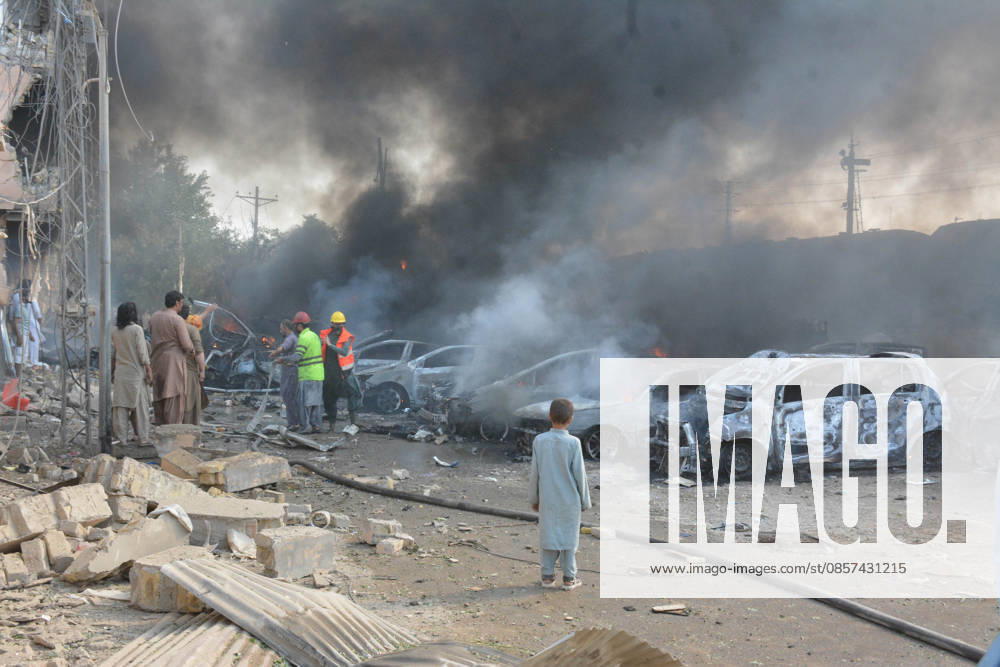 Several injured in explosion targeting train in southwest Pakistan QUETTA,PAKISTAN - MAY 24: Pakistani forces and rescue workers are busy with relief work after an explosion injured several people near Chaman Phatak Quetta southwestern Balochistan, Pakistan on Sunday May 24, 2026. Mazhar Chandio Anadolu Quetta Pakistan. Editorial use only. Please get in touch for any other usage.