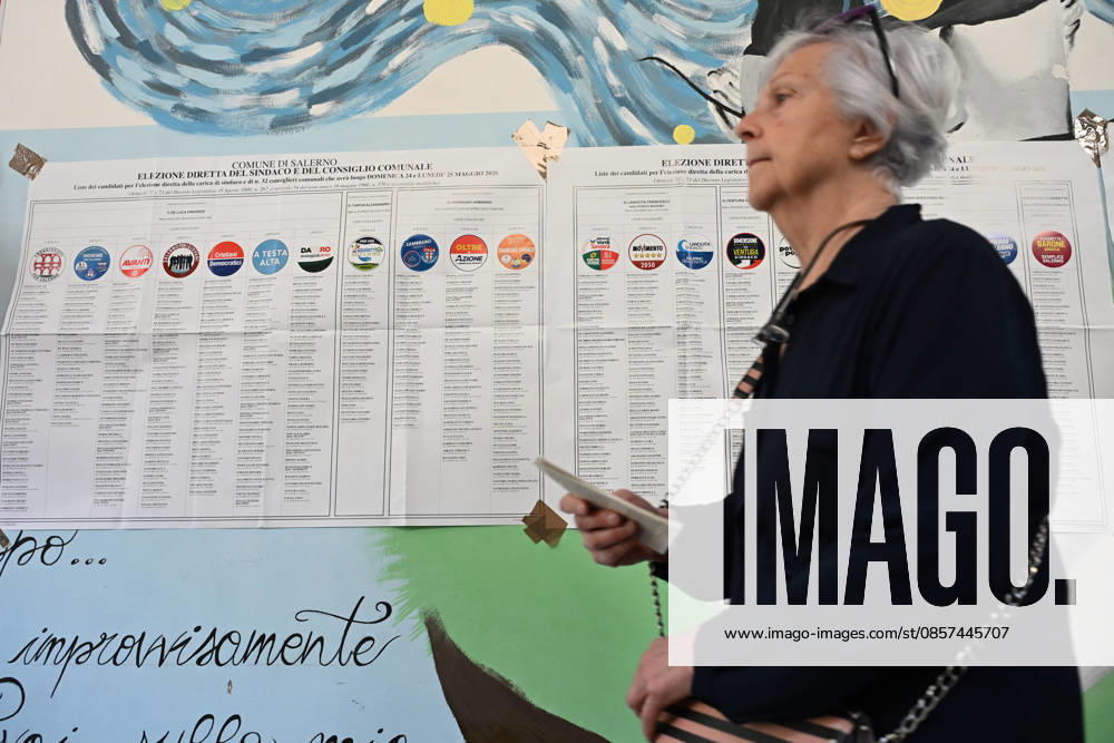 IPA85031294 - sal - 24 05 2026 Salerno. Salerno municipal elections