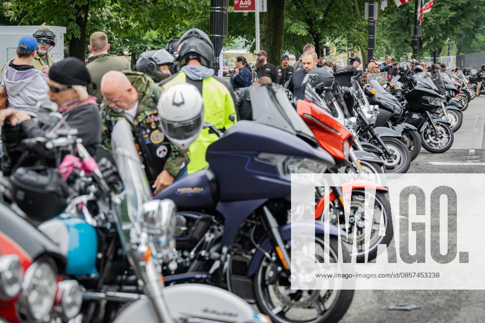 Motorcyclists participate in the Rolling to Remember memorial ride through Washington, D.C., honoring fallen service members, prisoners of war, and those still missing in action during Memorial Day weekend. Washignton United States - ZUMAk206 20260524_znp_k206_016