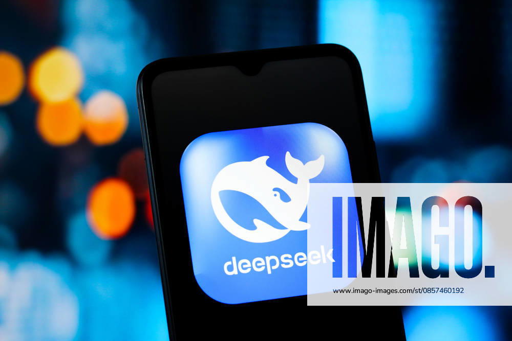 In this photo illustration, the DeepSeek AI (Deep Seek) logo is seen displayed on a smartphone screen. Canada - ZUMAs197 20260524_aab_s197_005
