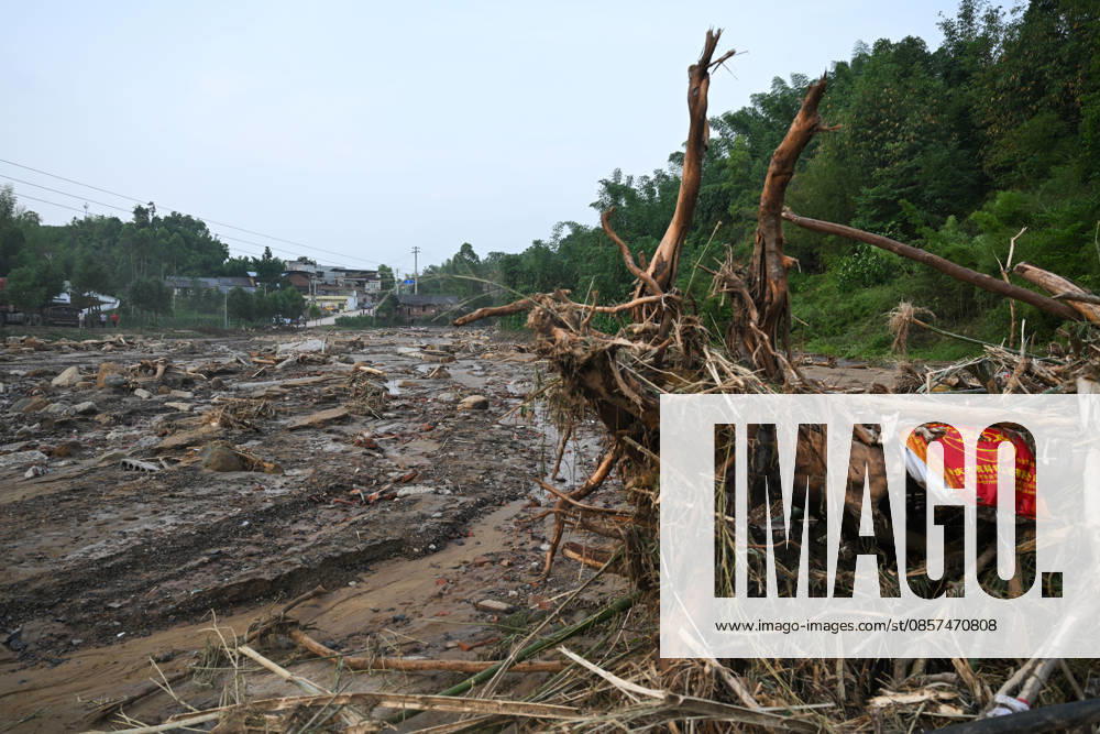 Broken tree branches at Daqiao Village after extreme rainfalls trigger flash floods and geological disasters on May 24, 2026 in Yongchuan District, Chongqing City, China. Devastating rainstorms struck parts of Southwest China s Chongqing over the weekend, resulting in multiple casualties and missing people in the municipality s Yongchuan and Beibei districts. Rescue efforts are ongoing. As of 2:30 pm on May 24, local authorities reported three deaths and 17 people missing in Yongchuan, with another two people missing in Beibei.
