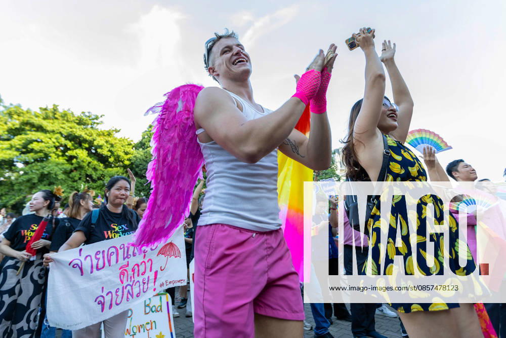 The Chiang Mai Pride Parade 2026 celebrations in Chiang Mai, Thailand - 24 May 2026 Participants cheer and clap during The Chiang Mai Pride Parade 2026 celebrations. The Chiang Mai Pride Parade 2026 took place in Chiang Mai, Thailand. Chiang Mai province holds Thailandís first Pride Month celebrations annually, promoting gender equality, diversity, and human rights as part of Pride Month activities in northern Thailand. Chiang Mai Thailand