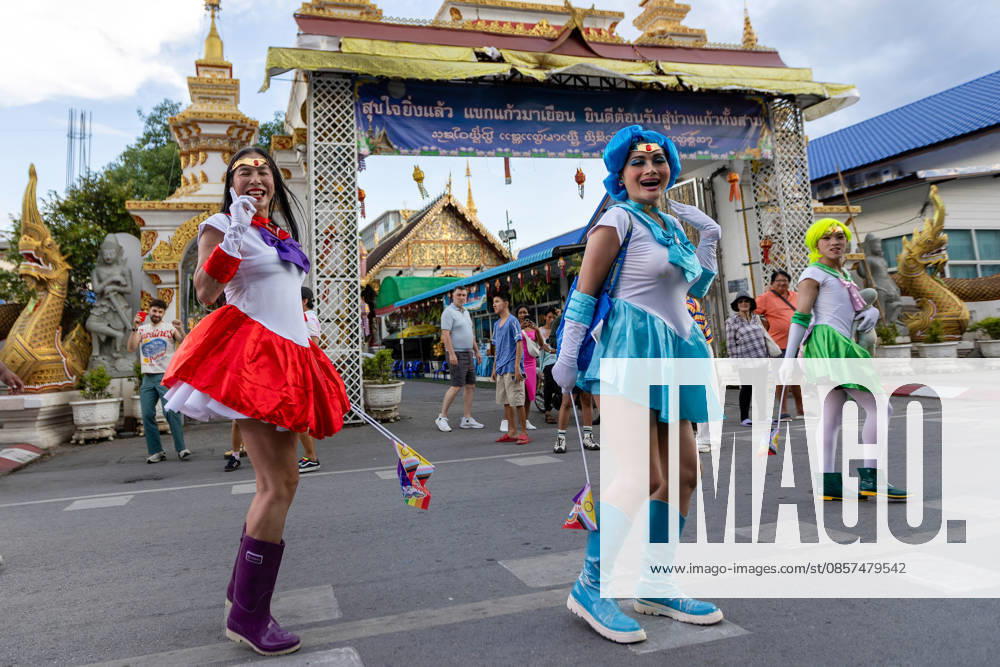 Participants dressed in colorful costumes walk during The Chiang Mai Pride Parade 2026 celebrations. The Chiang Mai Pride Parade 2026 took place in Chiang Mai, Thailand. Chiang Mai province holds Thailandis first Pride Month celebrations annually, promoting gender equality, diversity, and human rights as part of Pride Month activities in northern Thailand. Chiang Mai Thailand - ZUMAs197 20260524_aaa_s197_146