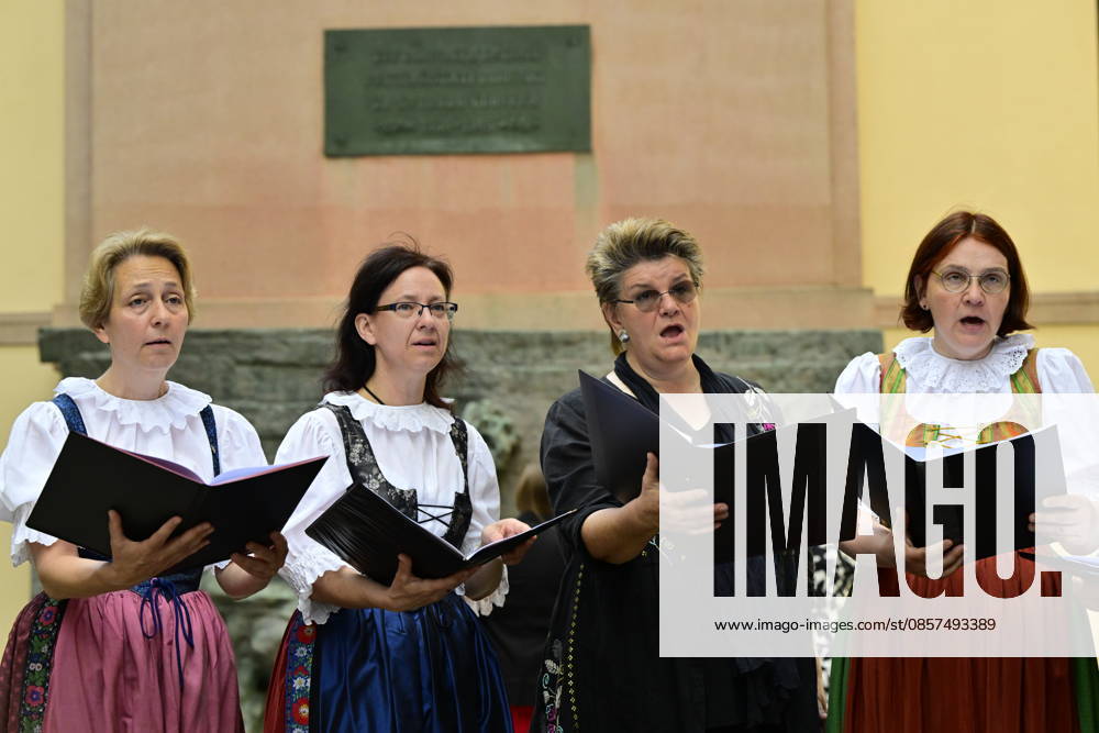 A commemorative act to honour the victims of 1939-1945 took place at Kounic Student Residence as part of the Meeting Brno festival and the congress of the Sudeten German Regional Association, in Brno, Czech Republic, on May 25, 2026. The congress ends here. (CTKxPhoto VaclavxSalek) CTKPhotoP2026052502244 CTKPhotoP2026052502244