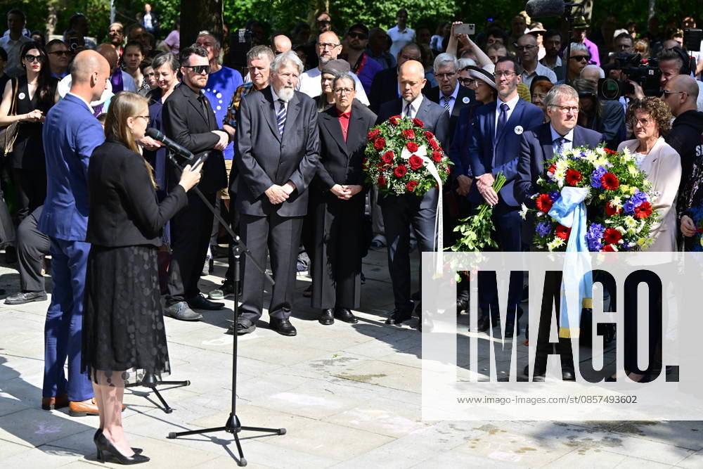 A commemorative act in memory of the victims of 1939-1945 took place at Kounic Student Residence as part of the Meeting Brno festival and the congress of the Sudeten German Regional Association, in Brno, Czech Republic, on May 25, 2026. The congress ends here. (CTKxPhoto VaclavxSalek) CTKPhotoP2026052502396 CTKPhotoP2026052502396