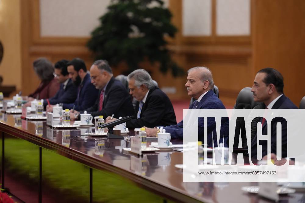 Chinese President Xi Jinping (not in the picture) holds talks with Pakistani Prime Minister Shehbaz Sharif, who is on an official visit to China, at the Great Hall of the People on May 25, 2026 in Beijing, China. Chinese President Xi Jinping met with Pakistani Prime Minister Shehbaz Sharif in Beijing on May 25.