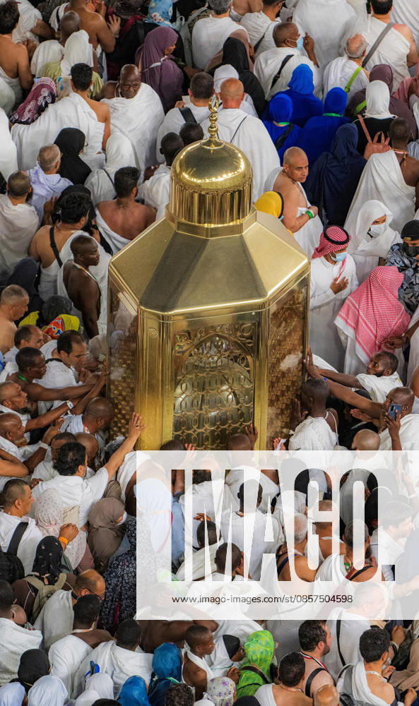 Muslim worshippers perform prayers around the Kaaba at the Grand Mosque in Mecca, Saudi Arabia Muslim worshippers perform prayers around the Kaaba at the Grand Mosque in Mecca, Saudi Arabia, on May 25, 2026, in preparation for the annual Hajj pilgrimage. Millions of Muslims from around the world travel to Saudi Arabia to perform the annual Hajj rituals. Photo by Saudi Press Agency apaimages Saudi Arabia 250526_Saudi_Arabia_SPA_00(16)