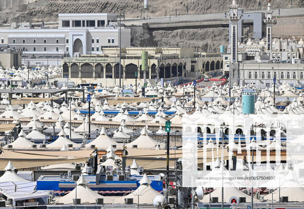 Muslim pilgrims gather in Mina, near Mecca, to spend the Day of Tarwiyah, the first day of the annual Hajj pilgrimage, in Saudi Arabia Muslim pilgrims gather in Mina, near Mecca, to spend the Day of Tarwiyah, the first day of the annual Hajj pilgrimage, in Saudi Arabia, on May 25, 2026. Millions of Muslims from around the world travel to Saudi Arabia to perform the annual Hajj pilgrimage. Photo by Saudi Press Agency apaimages Saudi Arabia 250526_Saudi_Arabia_SPA_01(10)