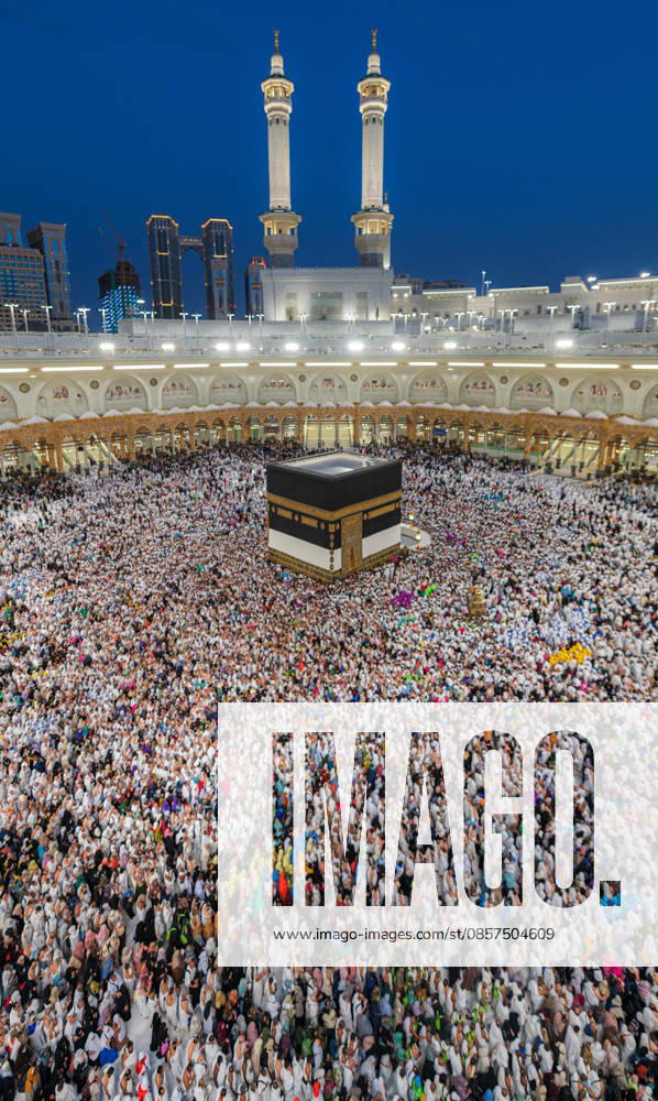 Muslim worshippers perform prayers around the Kaaba at the Grand Mosque in Mecca, Saudi Arabia Muslim worshippers perform prayers around the Kaaba at the Grand Mosque in Mecca, Saudi Arabia, on May 25, 2026, in preparation for the annual Hajj pilgrimage. Millions of Muslims from around the world travel to Saudi Arabia to perform the annual Hajj rituals. Photo by Saudi Press Agency apaimages Saudi Arabia 250526_Saudi_Arabia_SPA_00(12)