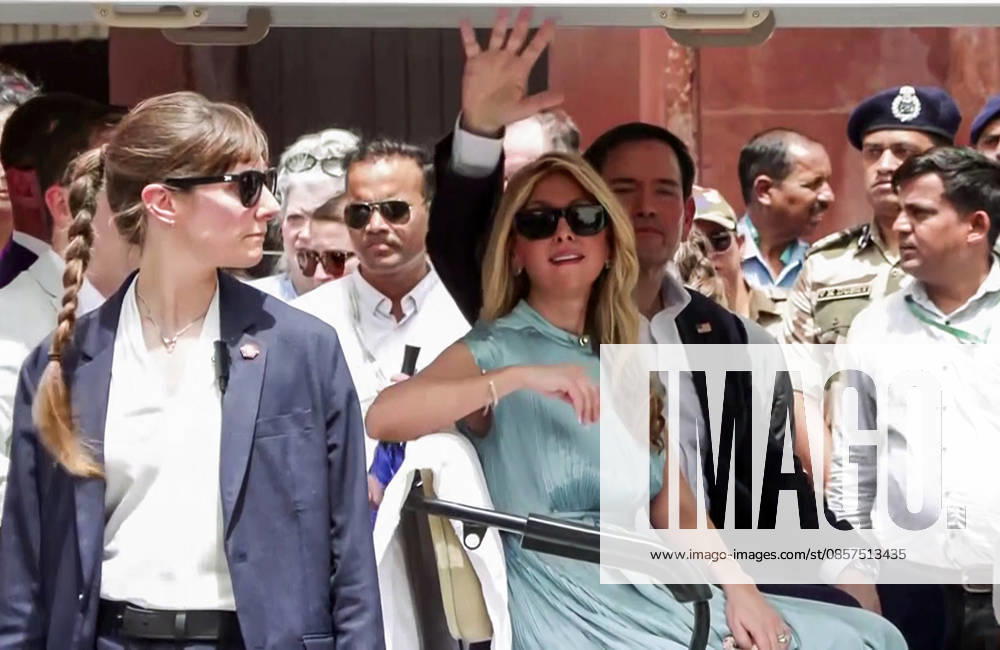 US Secretary of State Marco Rubio and his wife Jeanette D. Rubio leave from the Taj Mahal Agra Uttar Pradesh , May 25 (ANI): US Secretary of State Marco Rubio and his wife Jeanette D. Rubio leave from the Taj Mahal, in Agra on Monday. (ANI Video Grab) Agra Uttar Pradesh India