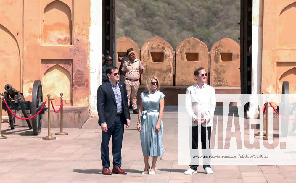 US Secretary of State Marco Rubio, along with his wife, Jeanette D. Rubio, and US Ambassador to India Sergio Gor, during their visit to Amber Fort Jaipur, May 25 (ANI): US Secretary of State Marco Rubio, along with his wife, Jeanette D. Rubio, and US Ambassador to India Sergio Gor, during their visit to Amber Fort, in Jaipur on Monday. (ANI Video Grab) Jaipur Rajasthan India