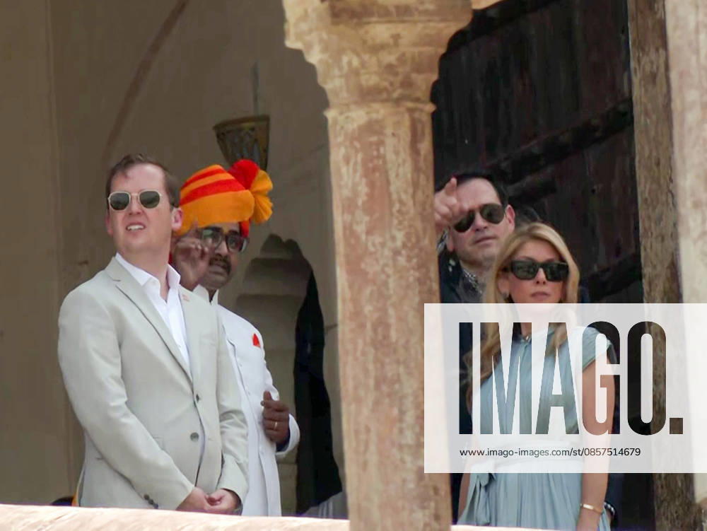 US Secretary of State Marco Rubio, along with his wife, Jeanette D. Rubio, and US Ambassador to India Sergio Gor, during their visit to Amber Fort, Jaipur, May 25 (ANI): US Secretary of State Marco Rubio, along with his wife, Jeanette D. Rubio, and US Ambassador to India Sergio Gor, during their visit to Amber Fort, in Jaipur on Monday. (ANI Video Grab) Jaipur Rajasthan India