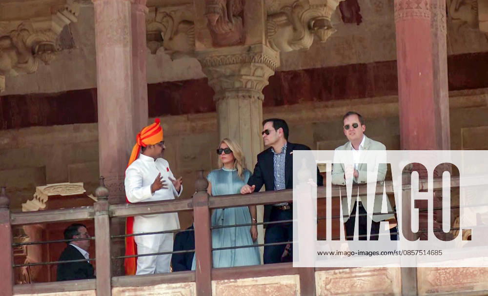 US Secretary of State Marco Rubio, along with his wife, Jeanette D. Rubio, and US Ambassador to India Sergio Gor, during their visit to Amber Fort Jaipur, May 25 (ANI): US Secretary of State Marco Rubio, along with his wife, Jeanette D. Rubio, and US Ambassador to India Sergio Gor, during their visit to Amber Fort, in Jaipur on Monday. (ANI Video Grab) Jaipur Rajasthan India