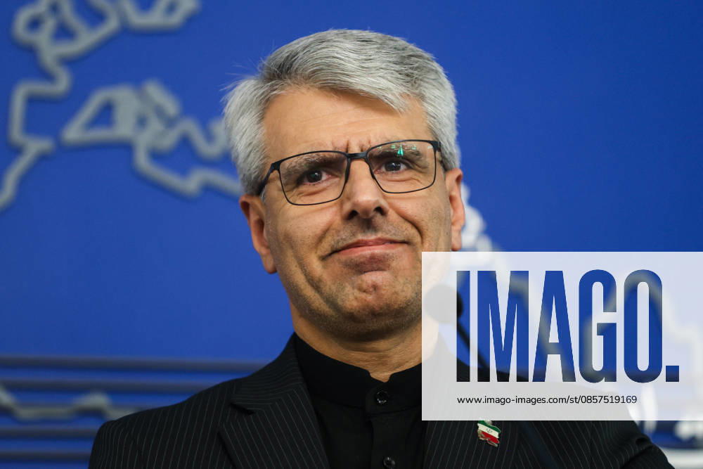 Weekly press conference by Foreign Ministry Spokesperson Esmaeil Baghaei in Tehran, Iran - 25 May 2026 Esmaeil Baghaei, Spokesperson of Foreign Ministry seen during his weekly press conference. Tehran Iran
