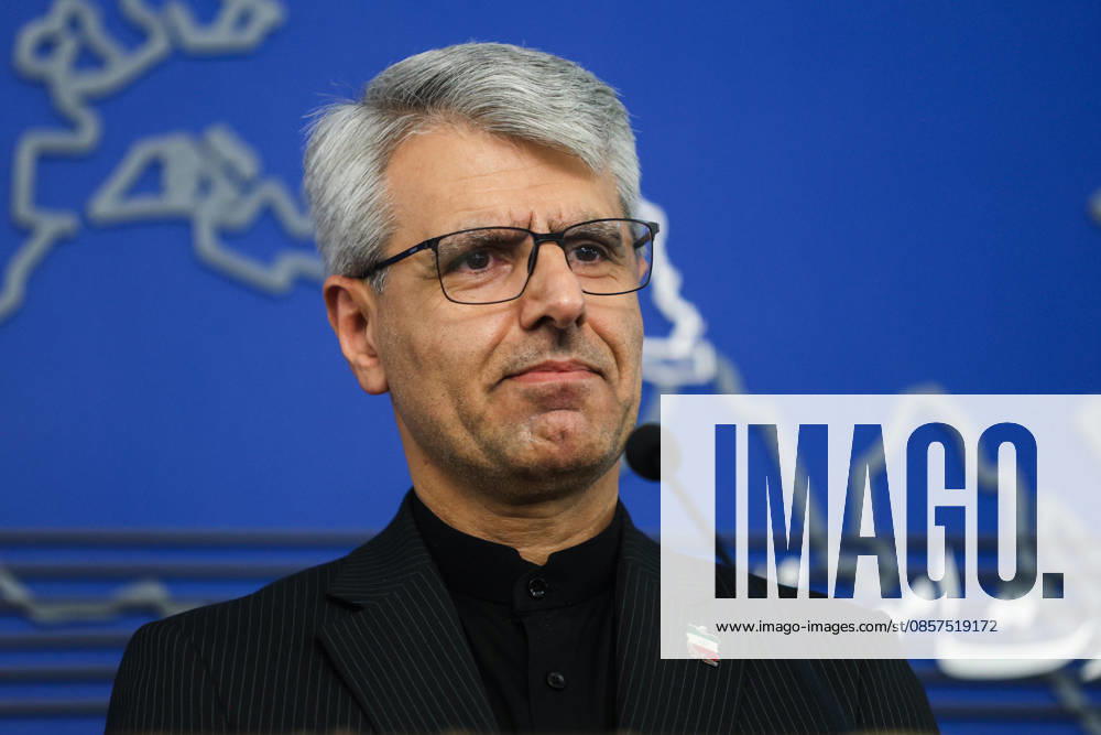 Weekly press conference by Foreign Ministry Spokesperson Esmaeil Baghaei in Tehran, Iran - 25 May 2026 Esmaeil Baghaei, Spokesperson of Foreign Ministry seen during his weekly press conference. Tehran Iran