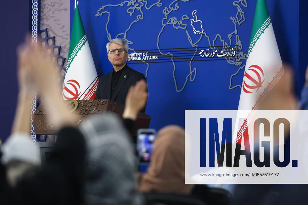 Weekly press conference by Foreign Ministry Spokesperson Esmaeil Baghaei in Tehran, Iran - 25 May 2026 Esmaeil Baghaei, Spokesperson of Foreign Ministry seen during his weekly press conference. Tehran Iran
