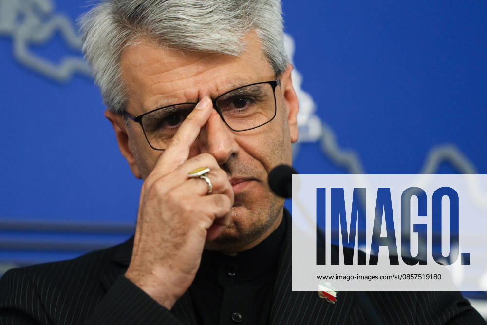 Weekly press conference by Foreign Ministry Spokesperson Esmaeil Baghaei in Tehran, Iran - 25 May 2026 Esmaeil Baghaei, Spokesperson of Foreign Ministry seen during his weekly press conference. Tehran Iran
