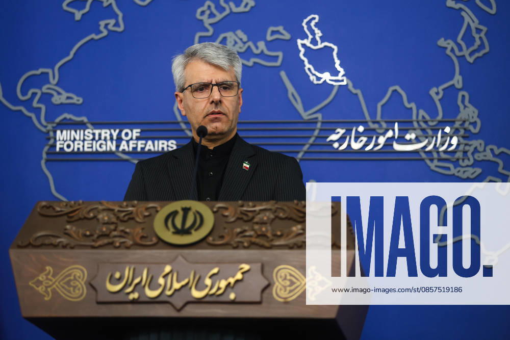 Weekly press conference by Foreign Ministry Spokesperson Esmaeil Baghaei in Tehran, Iran - 25 May 2026 Esmaeil Baghaei, Spokesperson of Foreign Ministry seen during his weekly press conference. Tehran Iran