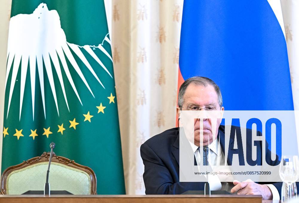Russia Africa Day 9173279 25.05.2026 Russian Foreign Minister Sergey Lavrov attends a gala reception for heads of diplomatic missions to mark Africa Day in Moscow, Russia. Kristina Solovyova Sputnik Moscow Russia