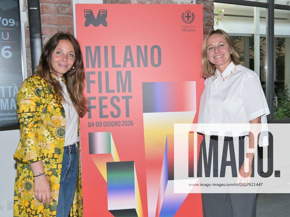 IPA85066476 - Milan,Italy Milano Film Fest 2026 photocall and presentation second edition from June 4 to 9, 2026. In the photo:Agata De Laurentiis programming director Milano Film Fest,Laura Boy president Fondazione Milano Film Fest