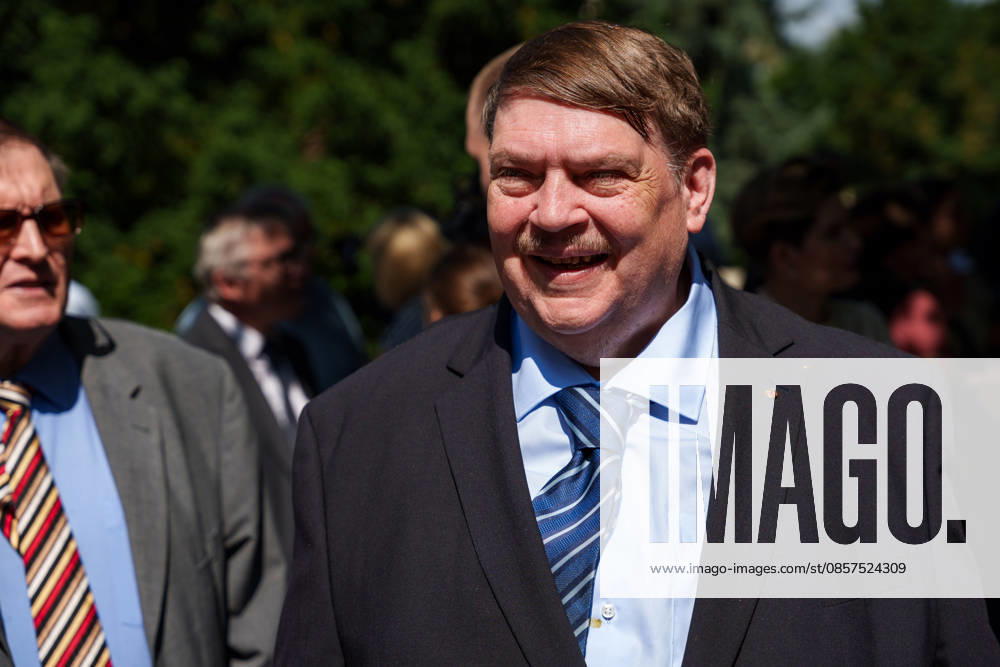 Spokesman of the Sudeten German Landsmannschaft BERND POSSELT (CSU) during a commemorative ceremony honoring the victims of Nazism in Brno, Czech Republic, on May 25, 2026. The 76th Congress of Sudeten Germans took place in Brno, Czech Republic, from May 22 to 25, 2026, marking the first time the event was held in the country. Brno Czech Republic - ZUMAc315 20260525_zsp_c315_045