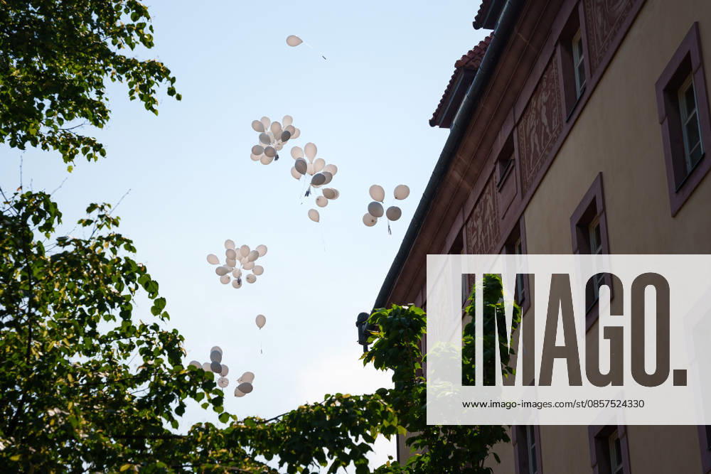 Opponents of reconciliation with Sudeten Germans released ballons with the names of the victims of Nazism during a commemorative ceremony honoring the victims of Nazism in Brno, Czech Republic, on May 25, 2026. The 76th Congress of Sudeten Germans took place in Brno, Czech Republic, from May 22 to 25, 2026, marking the first time the event was held in the country. Brno Czech Republic - ZUMAc315 20260525_zsp_c315_047