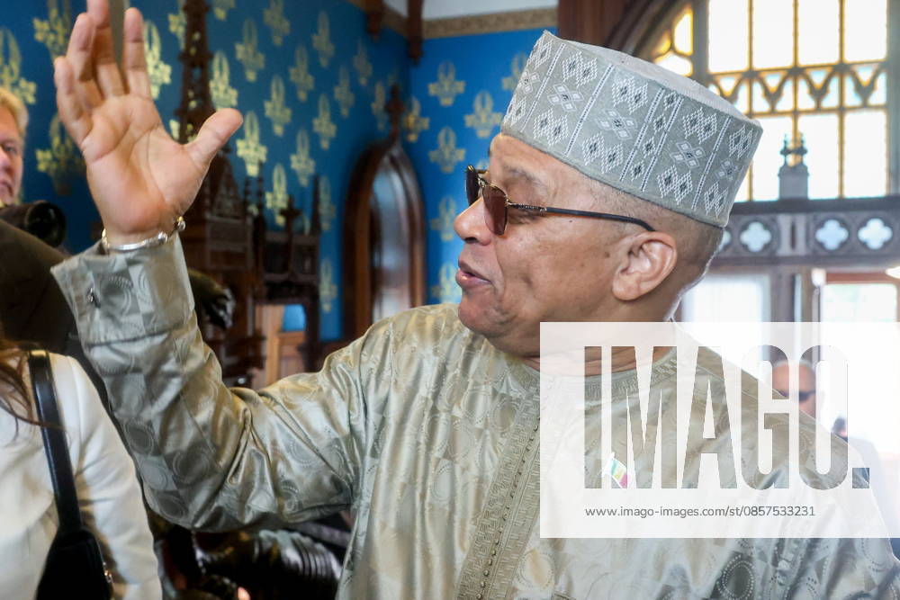 RUSSIA, MOSCOW - MAY 25, 2026: Niger s Ambassador to Russia Abdou Sidikou Issa is seen before a reception for the heads of missions at the Reception House of Russia’s Ministry of Foreign Affairs on Africa Day. Sergei Fadeichev TASS 93028006