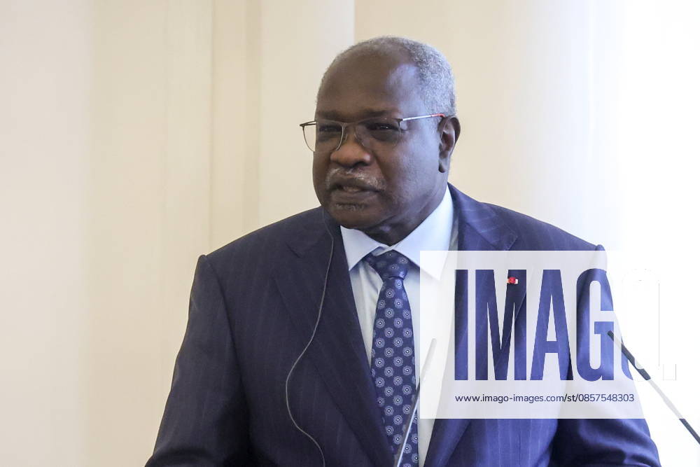 RUSSIA, MOSCOW - MAY 25, 2026: Cameroon s Ambassador to Russia Mahamat Paba Sale speaks during a reception for the heads of missions at the Reception House of Russias Ministry of Foreign Affairs on Africa Day Moscow Russia - ZUMAt113 20260525_zaa_t113_185