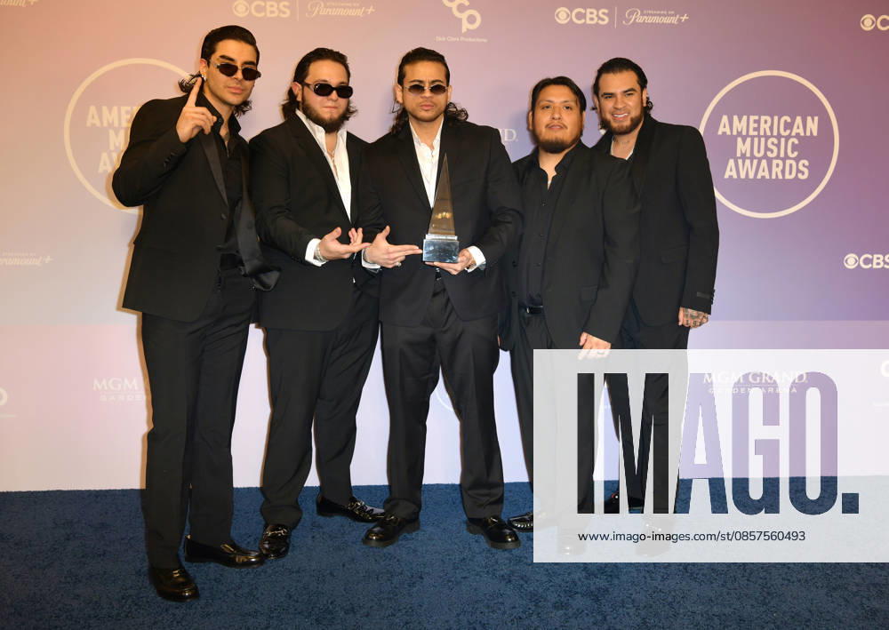 LAS VEGAS, NV - MAY 25: Fuerza Regida at the 52nd American Music Awards on May 25, 2026 at the MGM Grand Garden Arena in Las Vegas, Nevada.
