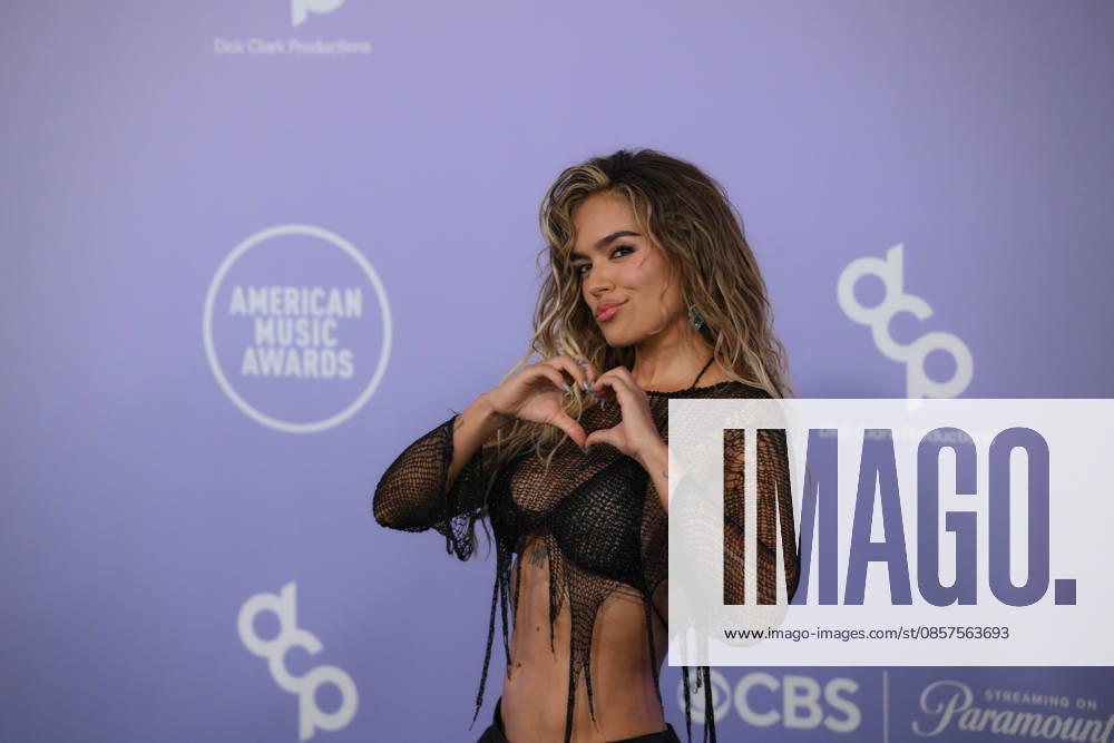 KAROL G Colombian singer and songwriter arrives at the Red Carpet during The Annual 52nd American Music Awards at the MGM Grand Arena in Las Vegas. Las Vegas USA - ZUMAo117 20260525_zsp_o117_104